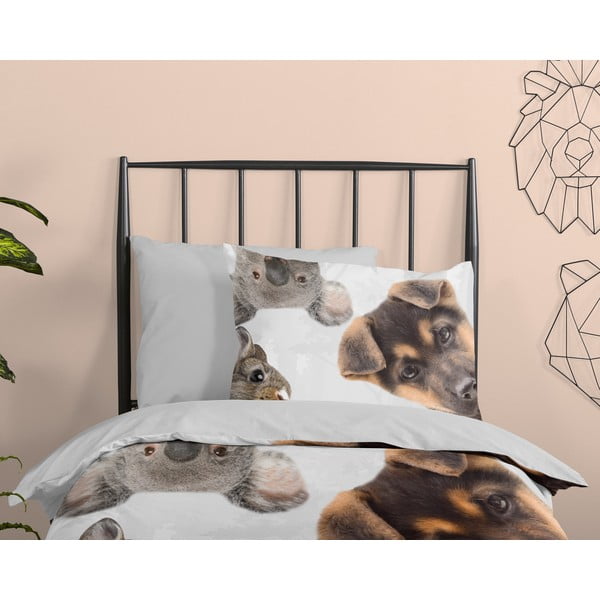 Bavlněné dětské povlečení na jednolůžko/prodloužené 140x220 cm Semmie – Good Morning-image-2