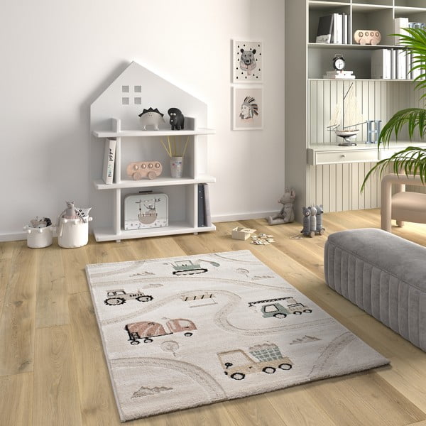 Béžový dětský hrací koberec 120x170 cm Clown – Universal-image-1