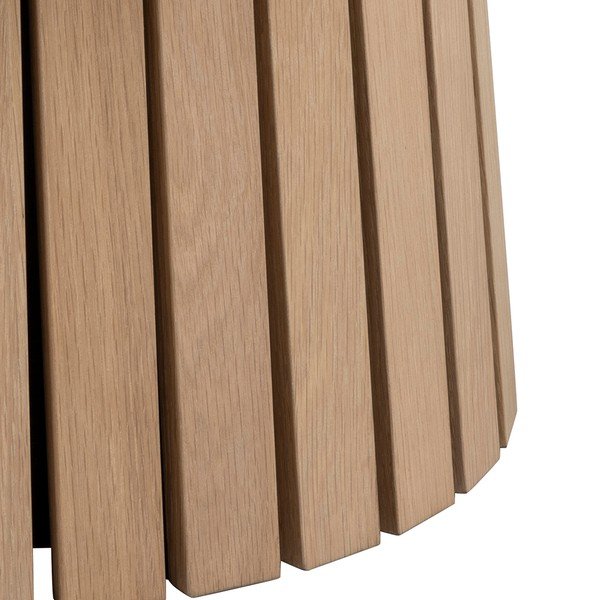Kulatý konferenční stolek v dekoru dubu ø 80 cm Christo - Actona-image-4
