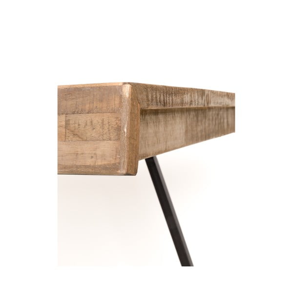 Jídelní stůl z teakového dřeva 100x220 cm Suri – White Label-image-3