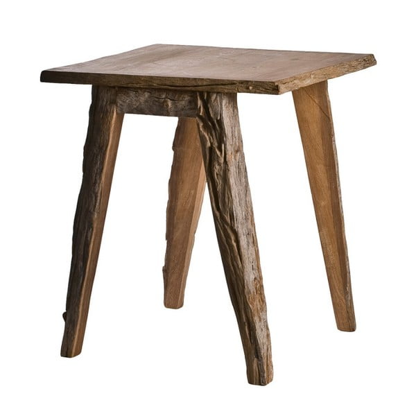 Dřevěný příruční stolek s detaily z kůry pols potten Bark