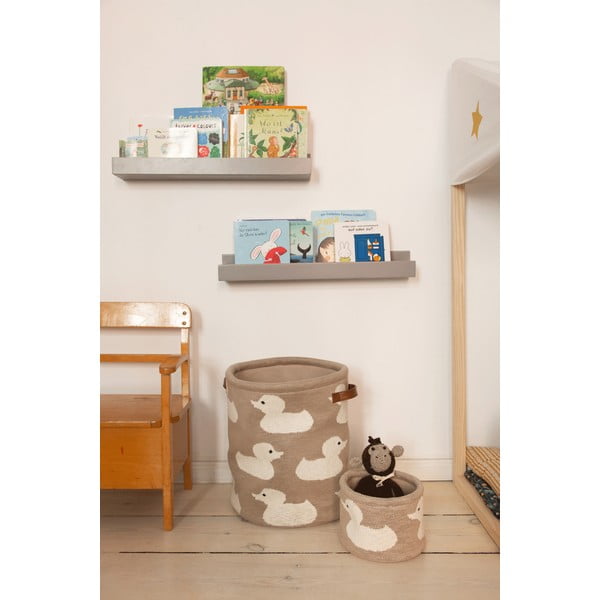 Béžový bavlněný organizér Kindsgut Duck, ø 16 cm-image-4