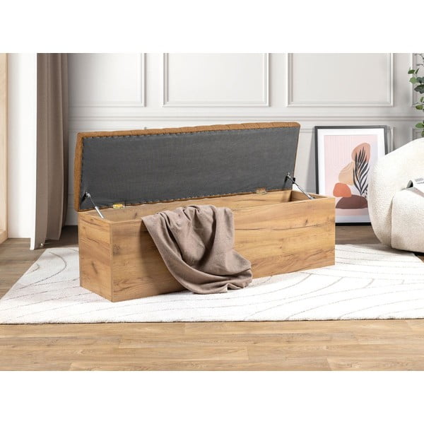 Lavice v oranžové a přírodní barvě Oceane – Bobochic Paris-image-4