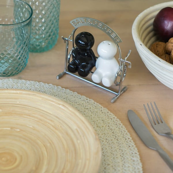 Slánka a pepřenka se stojánkem Salt & Pepper – Balvi-image-1