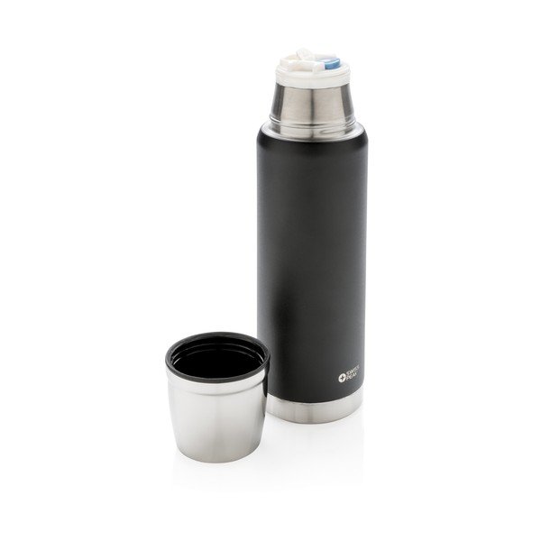Černá termoska z nerezové oceli XD Design, 500 ml-image-1