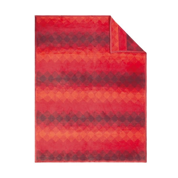 Deka Ombre, 150x200 cm, červená