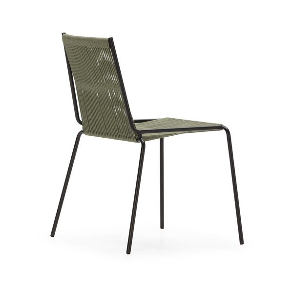 Zelené kovové stohovatelné jídelní židle v sadě 2 ks Emily – Marckeric-image-2