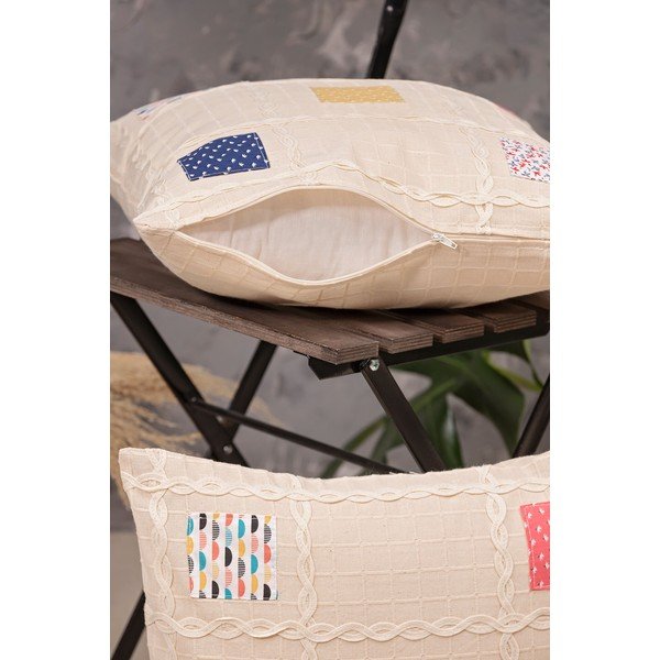 Povlaky na polštáře v sadě 2 ks 40x40 cm Patchwork – Oyo Concept-image-1