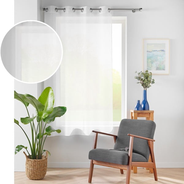 Bílá voálová záclona 140x180 cm Lissea – douceur d'intérieur-image-3