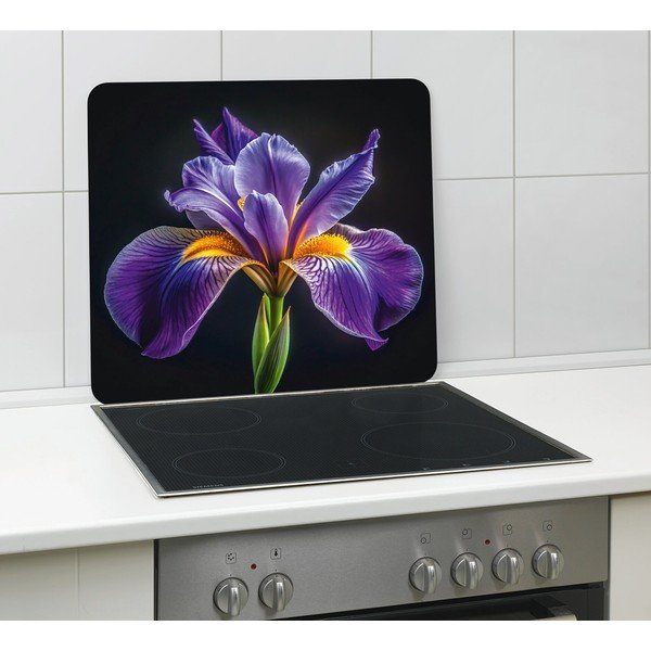 Kryt na zeď u sporáku z tvrzeného skla 50x56 cm Iris – Wenko-image-1