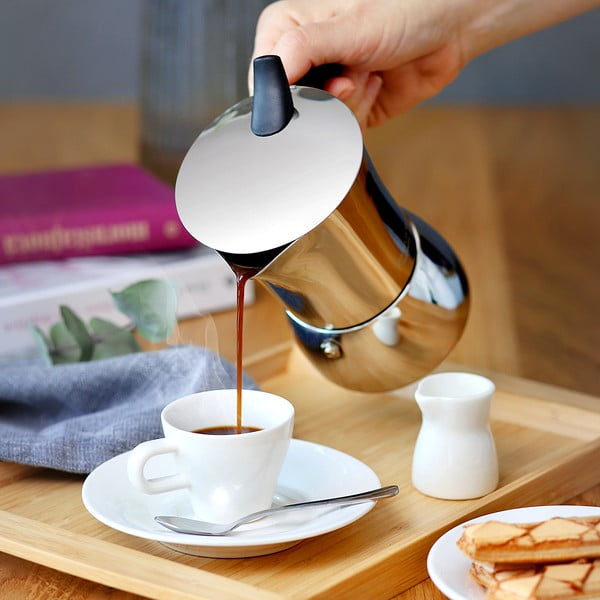 Kávovar na espresso ve stříbrné barvě Monte Carlo – Tescoma-image-1