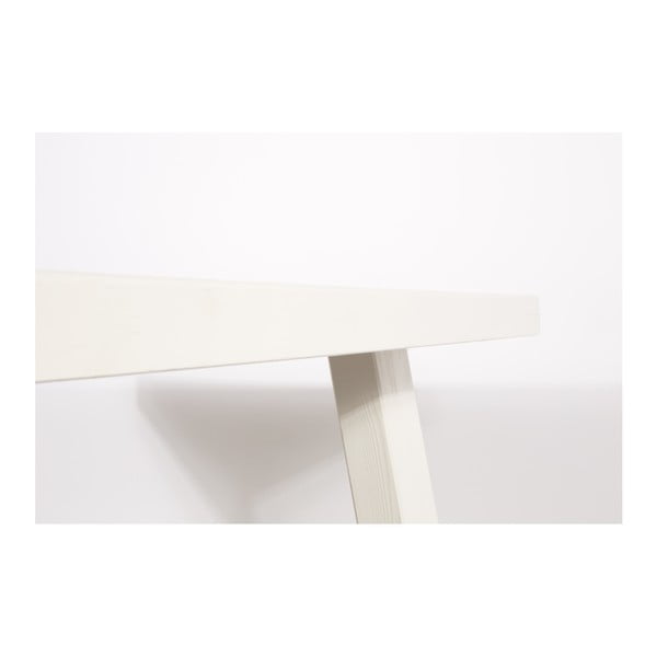 Bílý stůl z masivního dřeva Zuiver A Framed, 200 x 90 cm-image-2