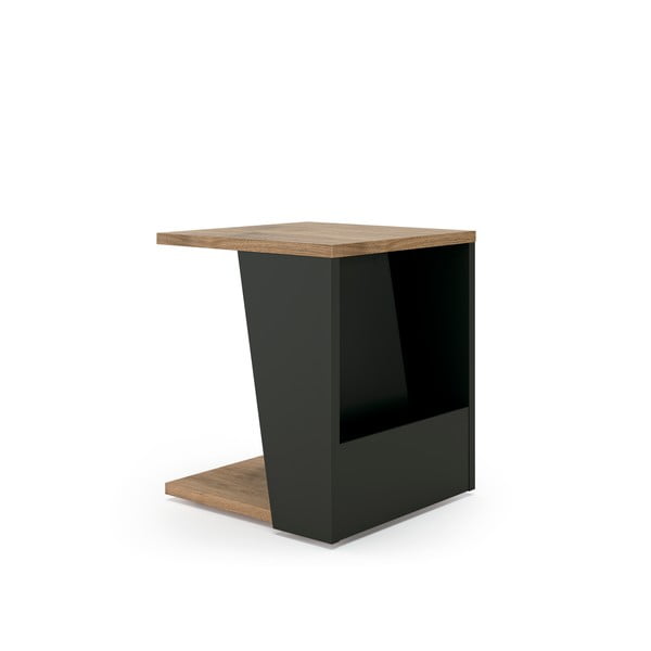 Konferenční stolek s deskou v dekoru ořechového dřeva 40x40 cm Albi - TemaHome-image-2