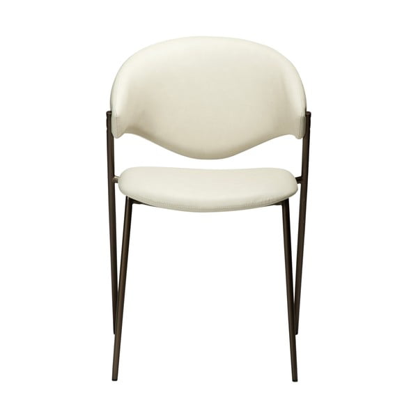 Slonovinová jídelní židle z imitace kůže Zone – DAN-FORM Denmark-image-1