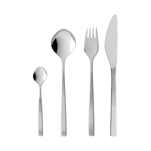 Nerezový příbor ve stříbrné barvě 16 ks Fuga – Gense