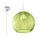 Zelené závěsné svítidlo se skleněným stínidlem ø 30 cm Bilbao – Sollux