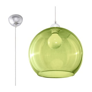 Zelené závěsné svítidlo se skleněným stínidlem ø 30 cm Bilbao – Nice Lamps