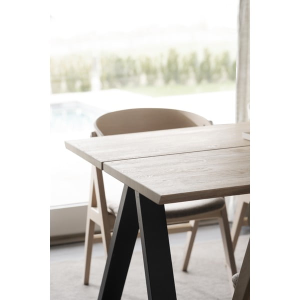 Rozkládací jídelní stůl s deskou z dubového dřeva 170x100 cm Carradale - Rowico-image-2