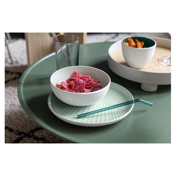 Zeleno-bílý porcelánový dezertní talíř Villeroy & Boch It’s my match, ø 24 cm-image-3