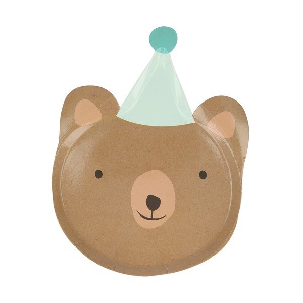 Papírové jednorázové tácky v sadě  8 ks Animal Parade – Meri Meri-image-2