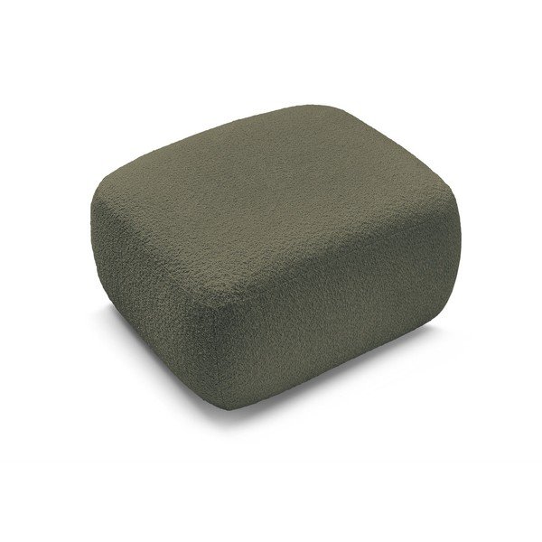 Zelená podnožka z textilie bouclé Montaigne – Bobochic Paris-image-3