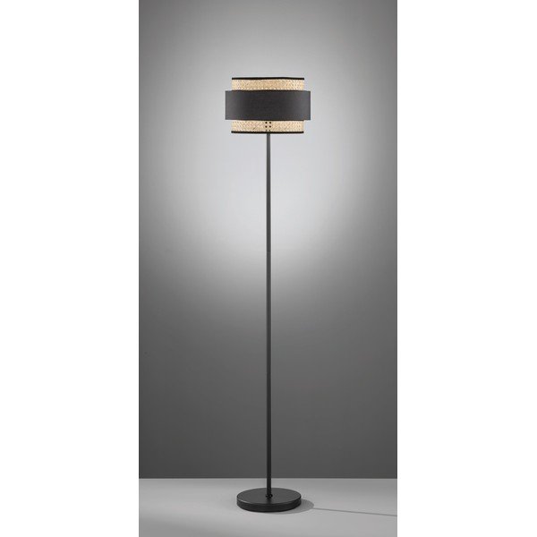 Černo-béžová stojací lampa Fischer & Honsel Tape-image-1