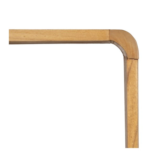 Knihovna z masivu mindi v přírodní barvě 90x150x40 cm Lysa – Ixia-image-3