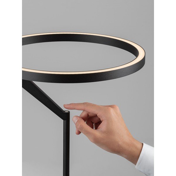 Matně černá hliníková LED stmívatelná stojací lampa (výška 168 cm) Tilia – Nova Luce-image-2