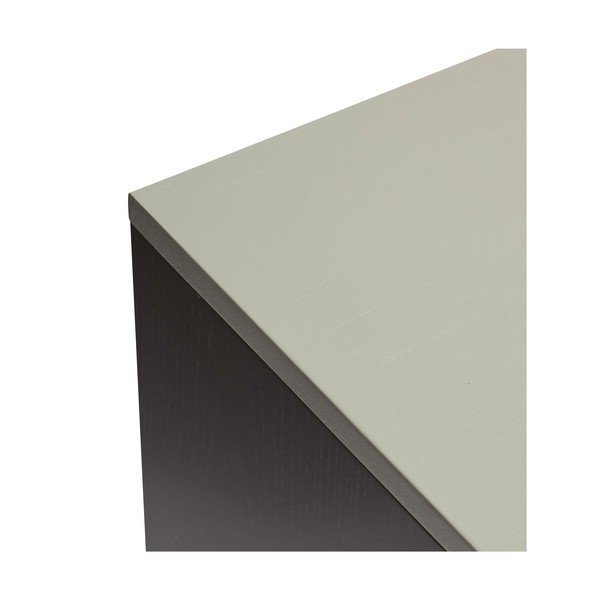 Vysoká komoda z jasanového dřeva v tmavě modré a šedé barvě 90x109 cm Study – Hübsch-image-3