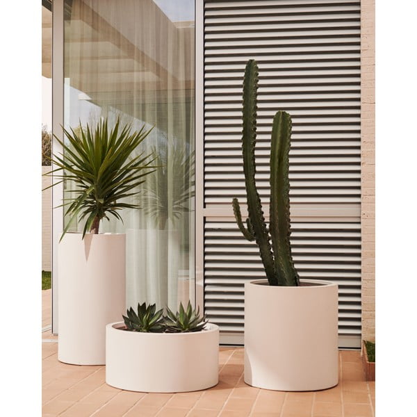 Květináč z cementu ø 42 cm Aiguablava – Kave Home-image-1