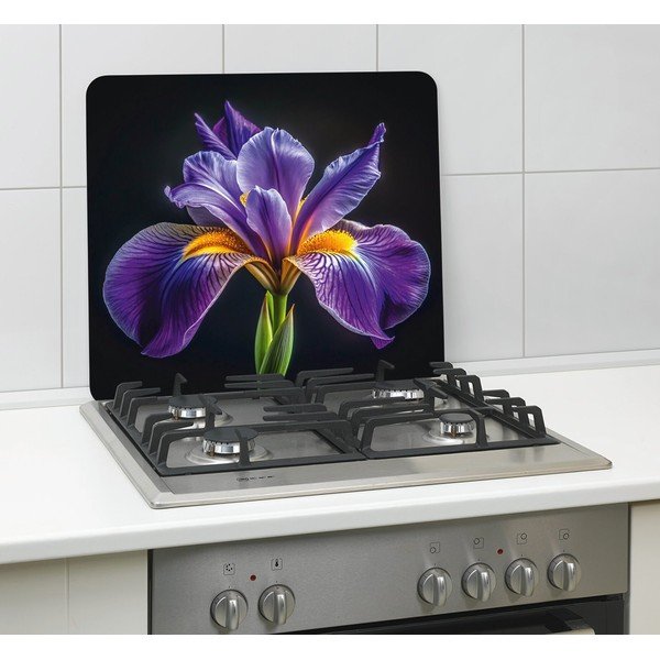 Kryt na zeď u sporáku z tvrzeného skla 50x56 cm Iris – Wenko-image-2