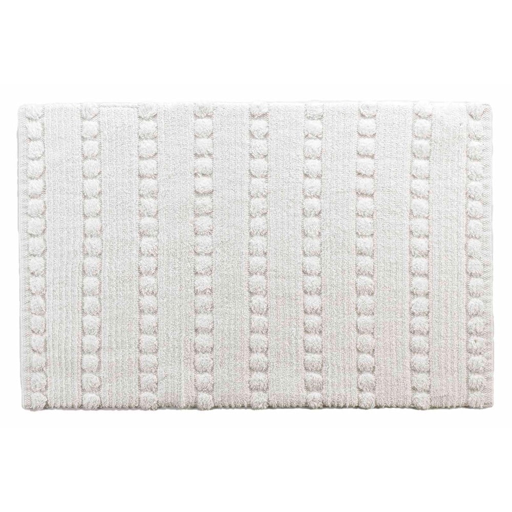 Bílá koupelnová předložka 50x80 cm Cleonis – douceur d'intérieur