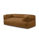 Hnědý sedací vak z textilie bouclé Sofa MooG – SLOWDOWN