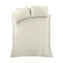 Béžové saténové povlečení na dvoulůžko 200x200 cm Silky Soft – Catherine Lansfield