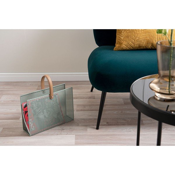 Mátově zelený kovový držák na časopisy PT LIVING Perky-image-1