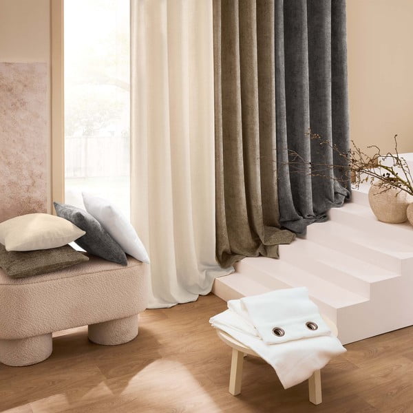 Dekorační polštář z žinylky 45x45 cm Leo – douceur d'intérieur-image-2