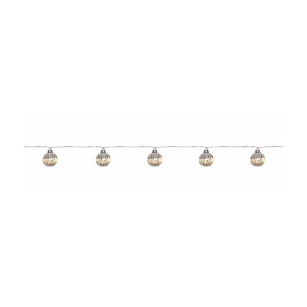 Transparentní LED světelný řetěz Markslöjd Solo, 10 světýlek, délka 210 cm