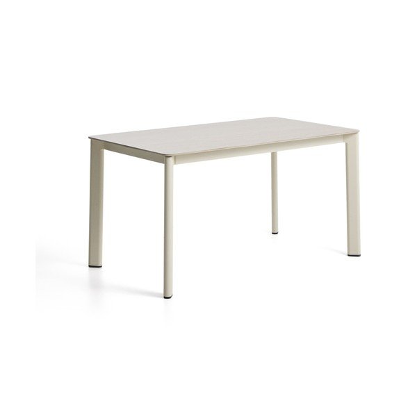 Zahradní jídelní stůl s deskou z kamene 80x140 cm Anafi – Kave Home