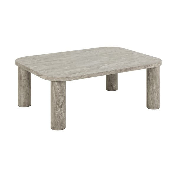 Světle šedý konferenční stolek v dekoru mramoru 75x100 cm Solano – Actona