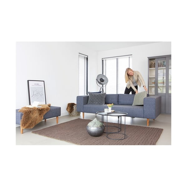 Černý konferenční stolek WOOOD Ivar, Ø 56 cm-image-4