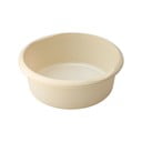 Krémový kulatý plastový lavor Addis, ø 34 cm