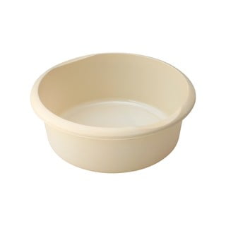 Krémový kulatý plastový lavor Addis, ø 34 cm