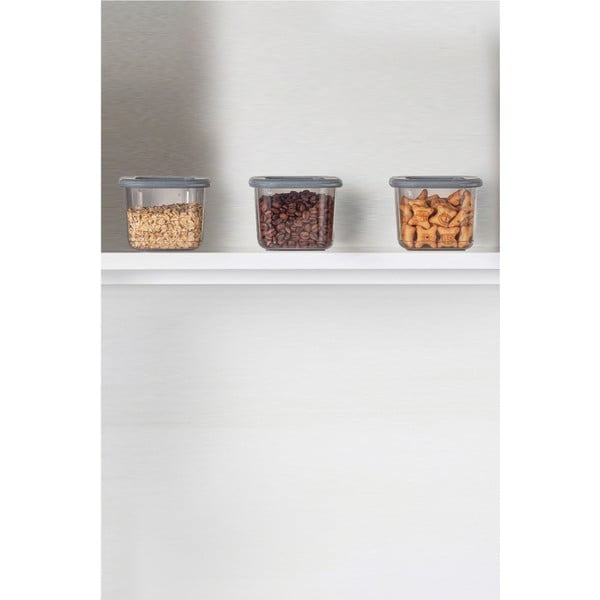 Plastové dózy v sadě 3 ks na potraviny Fresco – Hermia-image-1