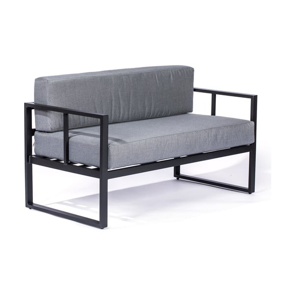 Grafitově šedá dvoumístná zahradní pohovka Bonami Selection Bellisima-image-2