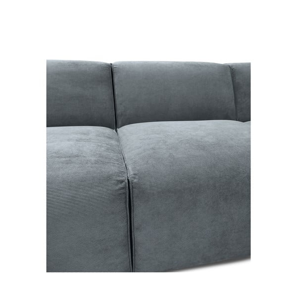 Šedá manšestrová rohová pohovka (pravý roh) Sting – Scandic-image-1