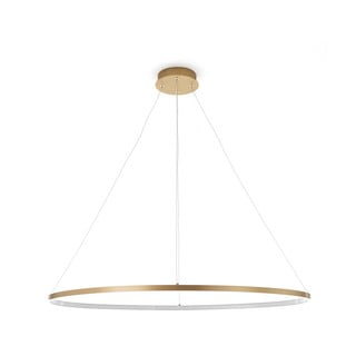 Závěsné svítidlo ve zlaté barvě Tomasucci Oval Ring, výška 92 cm