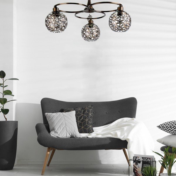 Černé závěsné svítidlo Olimpiyat – Opviq lights-image-1
