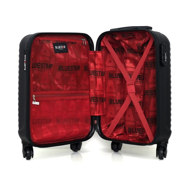 Set černého cestovního kufru na kolečkách a menšího příručního kufříku Bluestar Marro-image-2