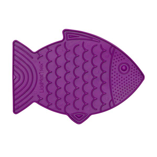 Lízací podložka pro kočky Felix Purple – LickiMat-image-1