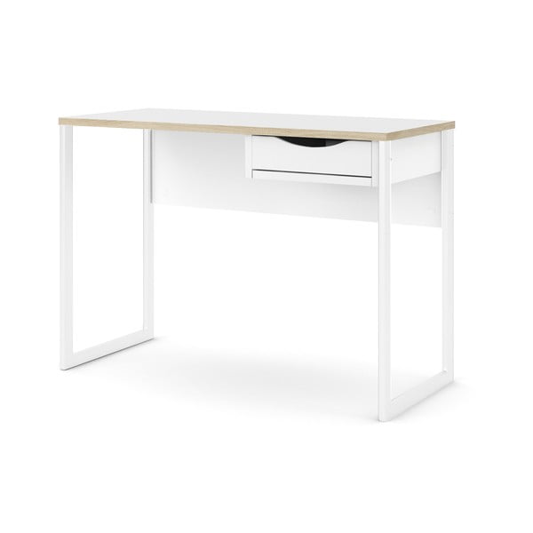 Bílý pracovní stůl Tvilum Function Plus, 110 x 48 cm-image-2